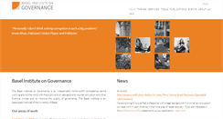 Desktop Screenshot of baselgovernance.org