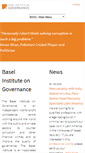 Mobile Screenshot of baselgovernance.org