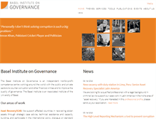 Tablet Screenshot of baselgovernance.org